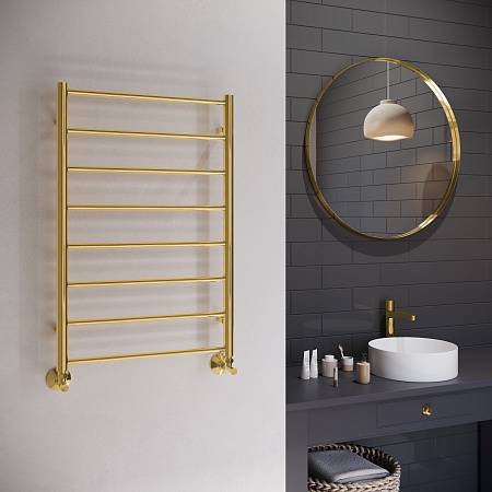 Аврора П8 500х800 Полотенцесушитель TERMINUS Золото Кузнецк - фото 3