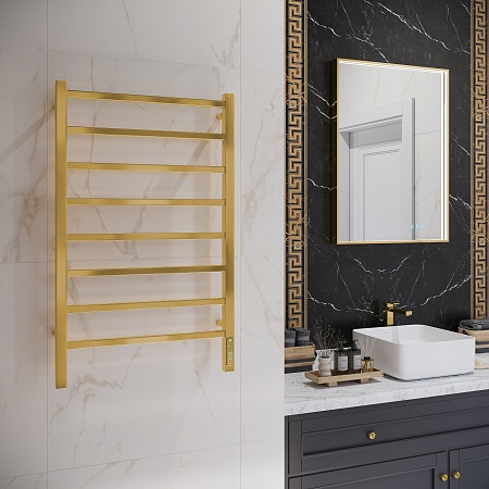 Ватикан П8 500х850 Электро Полотенцесушитель TERMINUS Брашированное золото Кузнецк - фото 3 Ватикан П8 500х850 Электро Полотенцесушитель TERMINUS Брашированное золото Кузнецк - фото 3